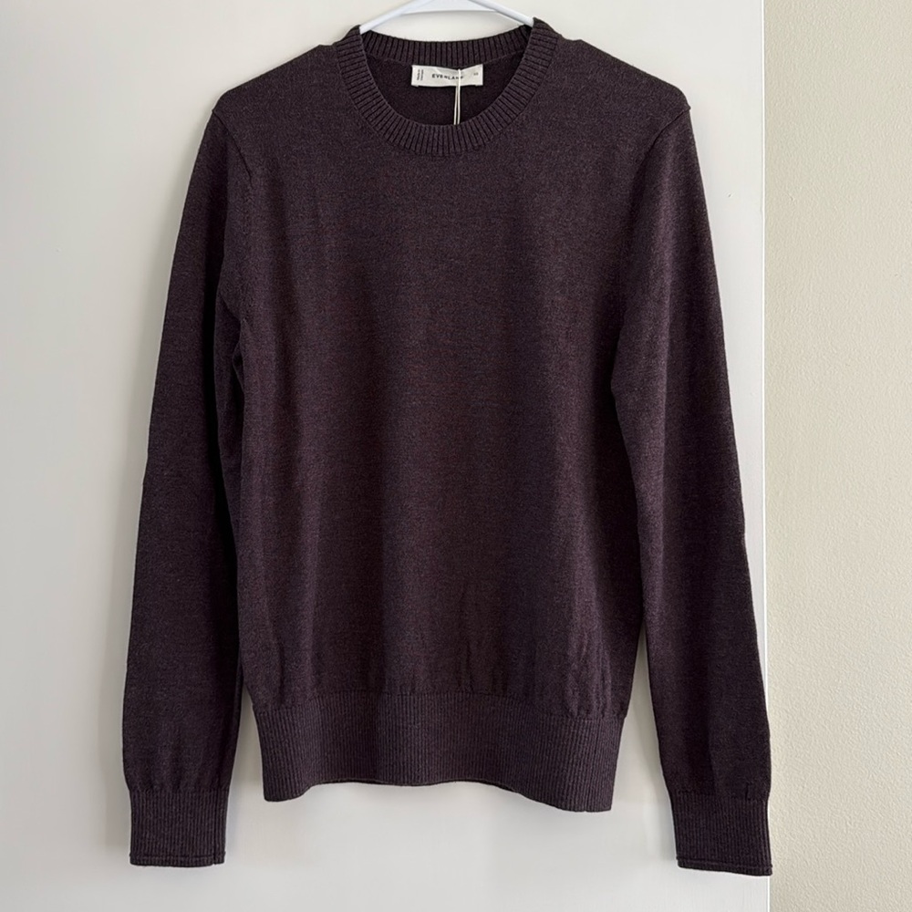 Everlane Men’s No-Sweat Sweater, XS